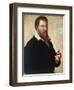 Self Portrait, C1550-1566-Lambert Lombard-Framed Giclee Print