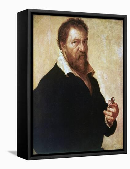 Self Portrait, C1550-1566-Lambert Lombard-Framed Stretched Canvas
