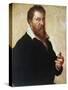 Self Portrait, C1550-1566-Lambert Lombard-Stretched Canvas