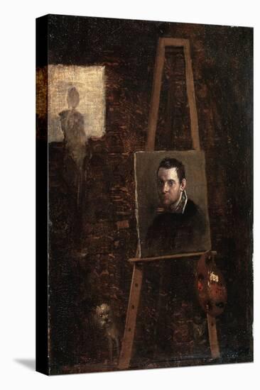 Self-Portrait, C1604-Annibale Carracci-Stretched Canvas