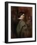 Self-Portrait, C1854-C1858-Anselm Feuerbach-Framed Giclee Print