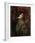 Self-Portrait, C1854-C1858-Anselm Feuerbach-Framed Giclee Print
