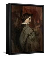 Self-Portrait, C1854-C1858-Anselm Feuerbach-Framed Stretched Canvas
