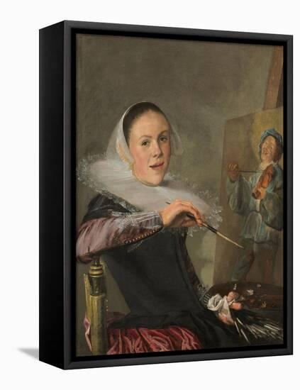 Self-Portrait. Ca. 1630-Judith Leyster-Framed Stretched Canvas