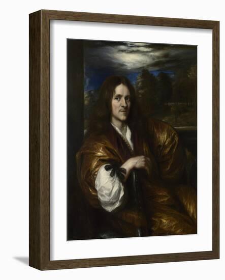 Self-Portrait, Ca 1638-Jan Lievens-Framed Giclee Print