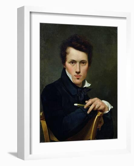 Self Portrait, circa 1818-Claude-Marie Dubufe-Framed Giclee Print