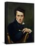 Self Portrait, circa 1818-Claude-Marie Dubufe-Framed Stretched Canvas