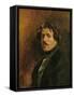 Self Portrait, circa 1837-Eugene Delacroix-Framed Stretched Canvas