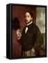 Self Portrait, circa 1862-Edgar Degas-Framed Stretched Canvas