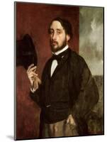 Self Portrait, circa 1862-Edgar Degas-Mounted Giclee Print
