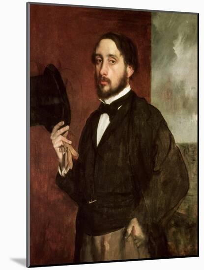 Self Portrait, circa 1862-Edgar Degas-Mounted Giclee Print