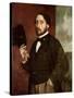 Self Portrait, circa 1862-Edgar Degas-Stretched Canvas