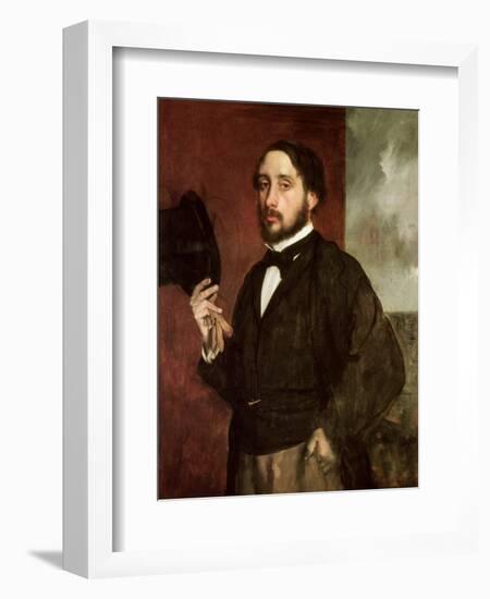 Self Portrait, circa 1862-Edgar Degas-Framed Giclee Print