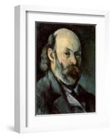 Self Portrait, circa 1879-85-Paul Cézanne-Framed Giclee Print