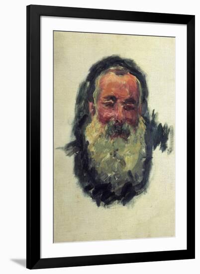 Self Portrait Claude Monet-null-Framed Art Print