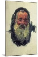 Self Portrait Claude Monet-null-Mounted Art Print