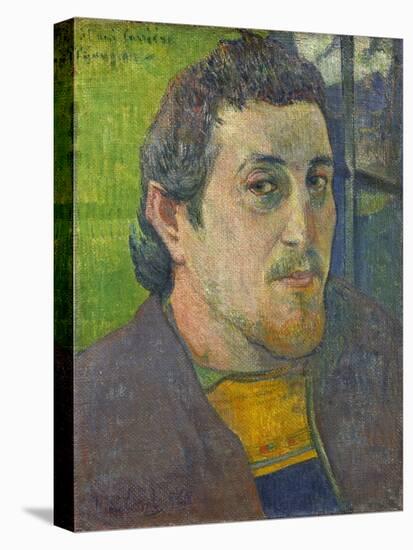 Self Portrait Dedicated to Carriere, 1888-1889-Paul Gauguin-Stretched Canvas