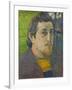 Self Portrait Dedicated to Carriere, 1888-1889-Paul Gauguin-Framed Giclee Print