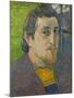 Self Portrait Dedicated to Carriere, 1888-1889-Paul Gauguin-Mounted Giclee Print