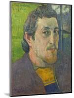Self-Portrait Dedicated to Carriere, 1888-89-Paul Gauguin-Mounted Art Print