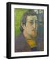 Self-Portrait Dedicated to Carriere, 1888-89-Paul Gauguin-Framed Art Print