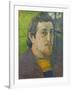Self-Portrait Dedicated to Carriere, 1888-89-Paul Gauguin-Framed Art Print