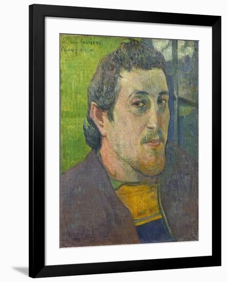 Self-Portrait Dedicated to Carriere, 1888-89-Paul Gauguin-Framed Art Print