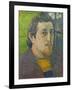 Self-Portrait Dedicated to Carriere, 1888-89-Paul Gauguin-Framed Art Print