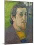 Self-Portrait Dedicated to Carriere, 1888-89-Paul Gauguin-Mounted Art Print