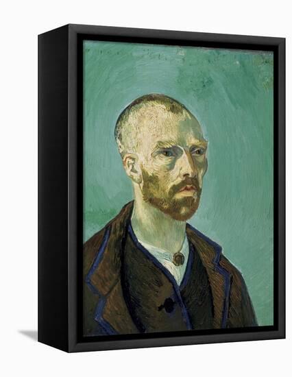 Self-Portrait Dedicated to Paul Gauguin-Vincent van Gogh-Framed Stretched Canvas