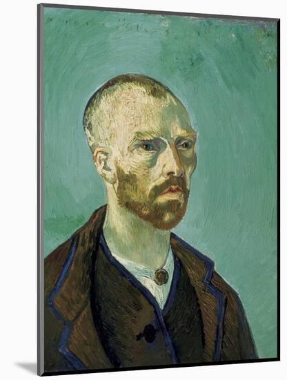 Self-Portrait Dedicated to Paul Gauguin-Vincent van Gogh-Mounted Art Print