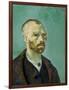 Self-Portrait Dedicated to Paul Gauguin-Vincent van Gogh-Framed Art Print