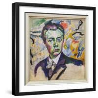 Self-Portrait - Delaunay Robert (1885-1941) - Winter 1905-1906 - Height: 0.54 M - Length: 0.46 M --Robert Delaunay-Framed Giclee Print