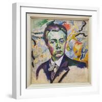 Self-Portrait - Delaunay Robert (1885-1941) - Winter 1905-1906 - Height: 0.54 M - Length: 0.46 M --Robert Delaunay-Framed Giclee Print