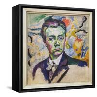 Self-Portrait - Delaunay Robert (1885-1941) - Winter 1905-1906 - Height: 0.54 M - Length: 0.46 M --Robert Delaunay-Framed Stretched Canvas