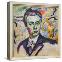 Self-Portrait - Delaunay Robert (1885-1941) - Winter 1905-1906 - Height: 0.54 M - Length: 0.46 M --Robert Delaunay-Stretched Canvas