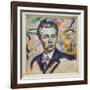 Self-Portrait - Delaunay Robert (1885-1941) - Winter 1905-1906 - Height: 0.54 M - Length: 0.46 M --Robert Delaunay-Framed Giclee Print