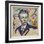 Self-Portrait - Delaunay Robert (1885-1941) - Winter 1905-1906 - Height: 0.54 M - Length: 0.46 M --Robert Delaunay-Framed Giclee Print