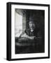 Self-Portrait Drawing by a Window, 1648-Rembrandt van Rijn-Framed Giclee Print