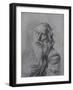 Self-Portrait Drawing-Vincenzo Gemito-Framed Art Print