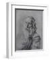 Self-Portrait Drawing-Vincenzo Gemito-Framed Art Print