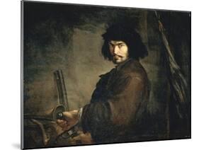 Self-Portrait Dressed as Warrior-Salvator Rosa-Mounted Giclee Print