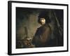 Self-Portrait Dressed as Warrior-Salvator Rosa-Framed Giclee Print