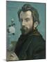 Self-Portrait, Emile Bernard.-Emile Bernard-Mounted Art Print