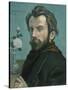 Self-Portrait, Emile Bernard.-Emile Bernard-Stretched Canvas