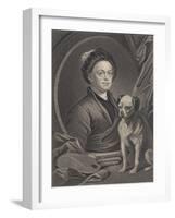 Self Portrait, Engraved by J. Mollison-William Hogarth-Framed Giclee Print