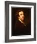 Self-Portrait, Half Length, Looking over His Shoulder, in a Brown Coat and White Shirt, C.1750-52-Sir Joshua Reynolds-Framed Giclee Print