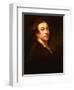 Self-Portrait, Half Length, Looking over His Shoulder, in a Brown Coat and White Shirt, C.1750-52-Sir Joshua Reynolds-Framed Giclee Print