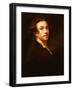 Self-Portrait, Half Length, Looking over His Shoulder, in a Brown Coat and White Shirt, C.1750-52-Sir Joshua Reynolds-Framed Giclee Print