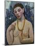 Self-Portrait (Half-Portrait, "Nude with Necklace") 1906-Paula Modersohn-Becker-Mounted Giclee Print